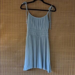 Altar'd State Light Blue Tie-Strap Sundress